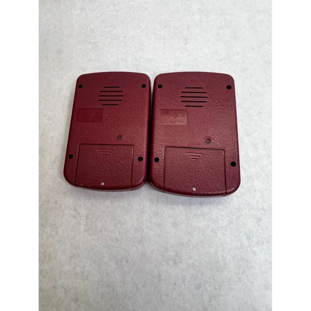Pocket Tech Bible Search Electronic Handheld Game Lot of 2 Burgundy Bible Study